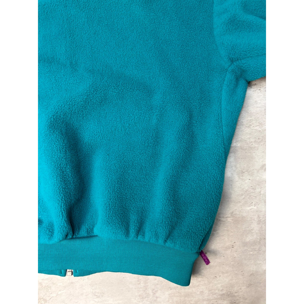 Vintage Womens Columbia Two Tone Full Zip Fleece Sweatshirt Size XL