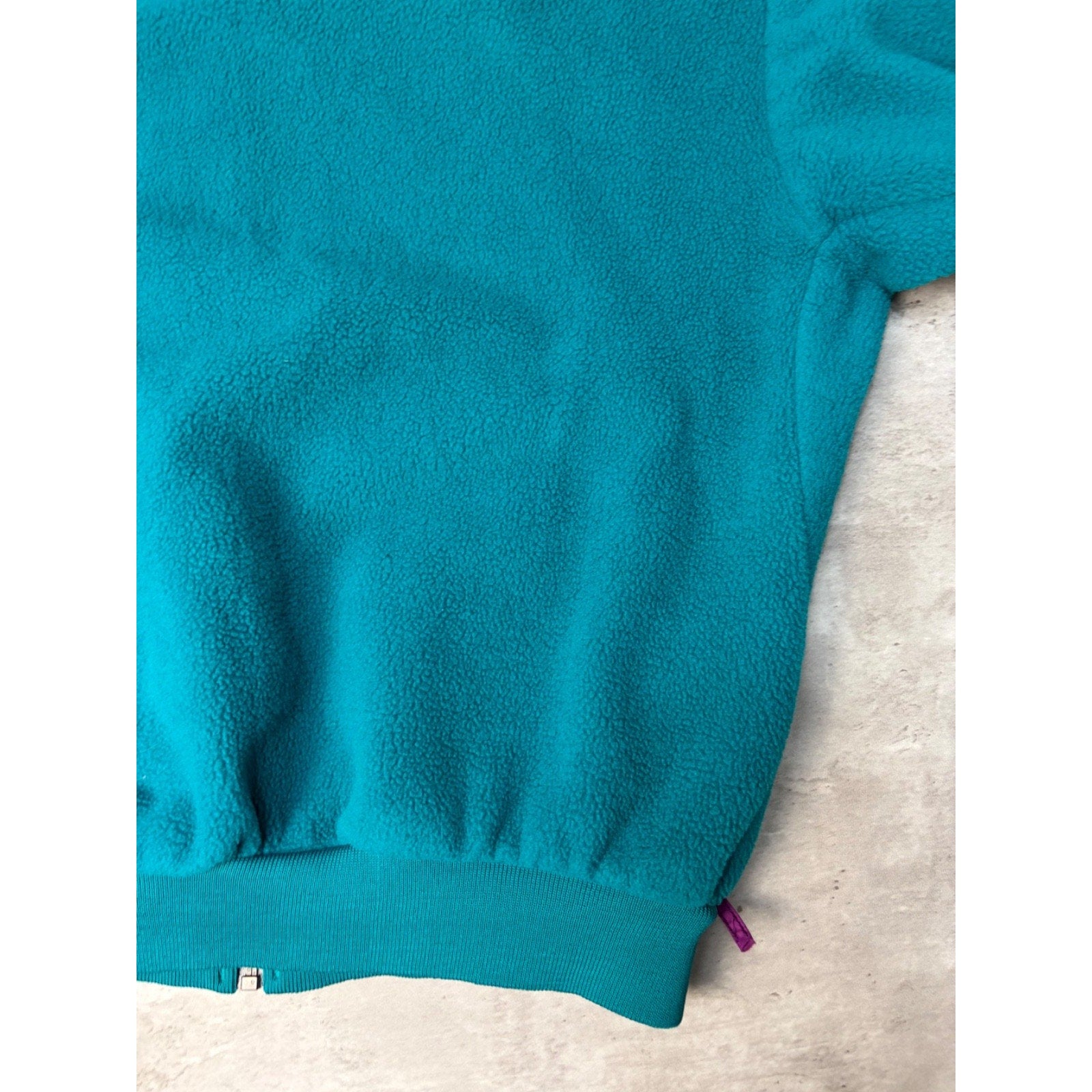 Vintage Womens Columbia Two Tone Full Zip Fleece Sweatshirt Size XL