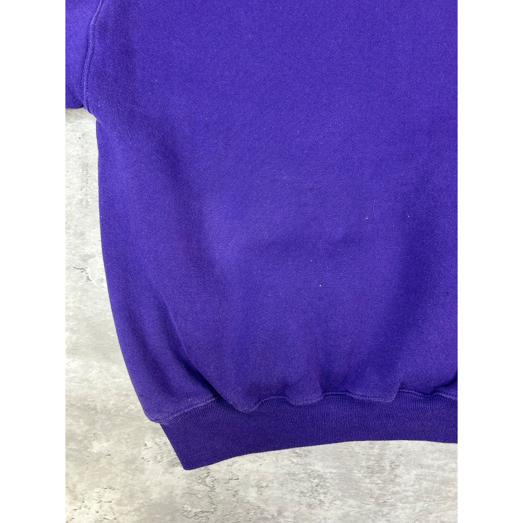 Vintage Furman University Collegiate Spellout Hooded Sweatshirt Size Medium