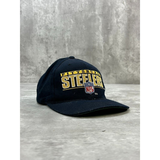 Vintage 90s Pittsburgh Steelers NFL Sports Specialties Snapback Hat OSFA