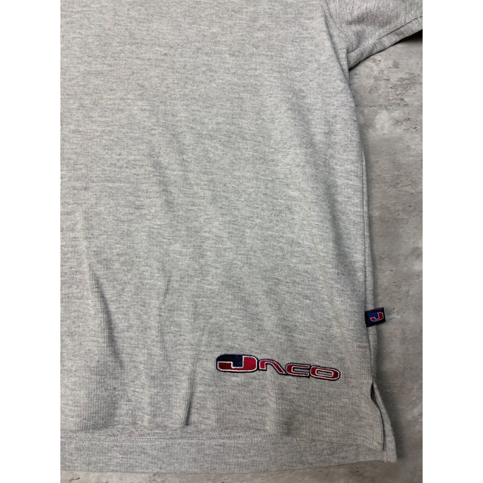 Vintage JNCO Embroidered Spellout Logo Long Sleeve T-Shirt Size Large