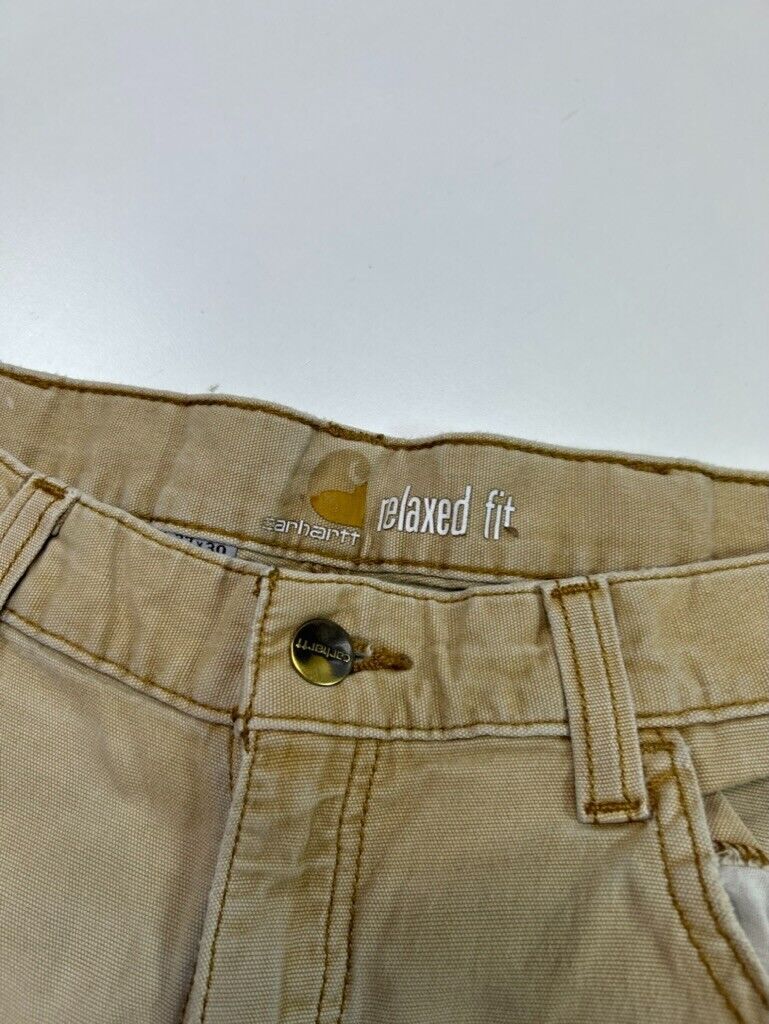 Carhartt Relaxed Fit Canvas Workwear Five Pocket Pants Size 33