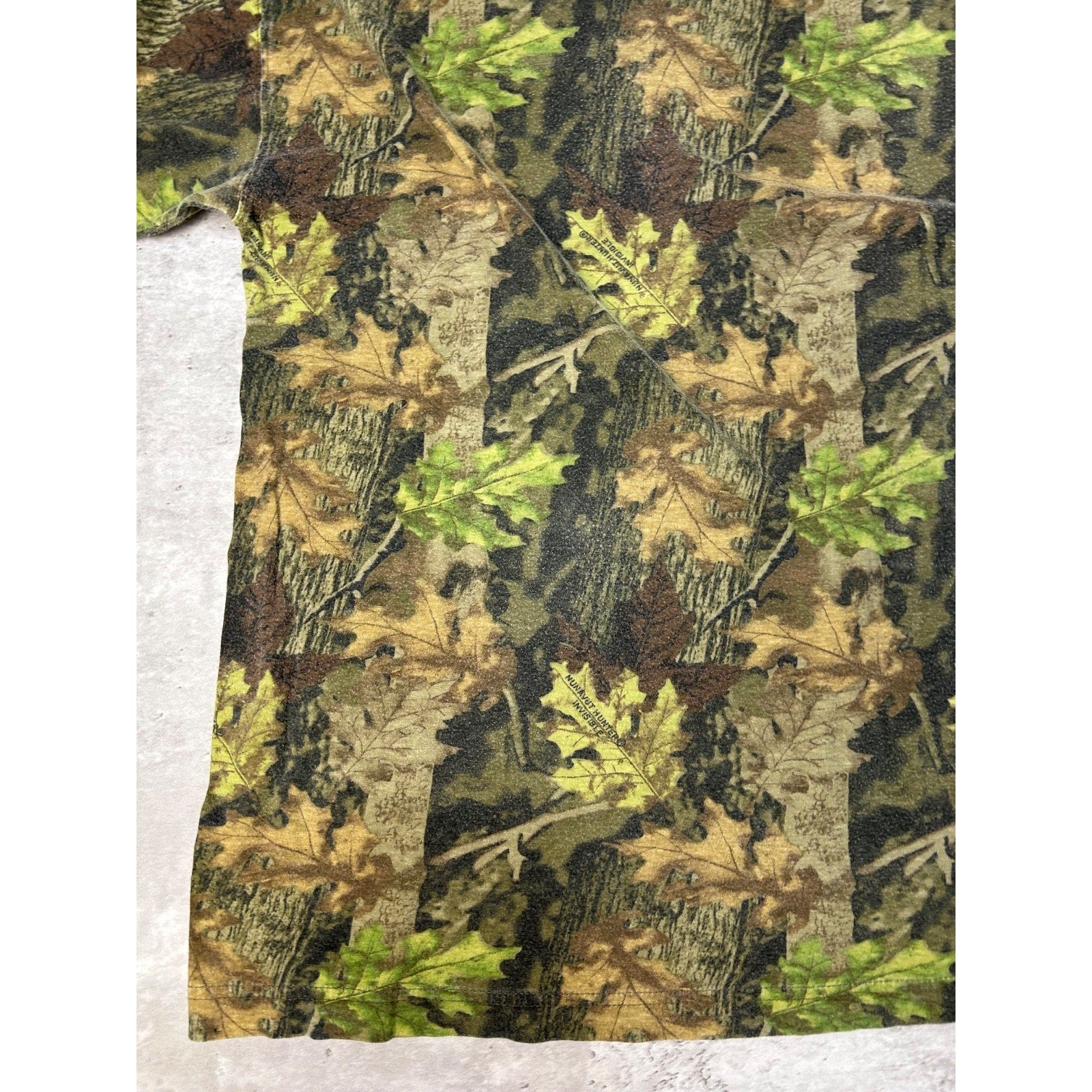 Vintage Nunavut Hunter Tree Camo Hunting Long Sleeve T-Shirt Size Large