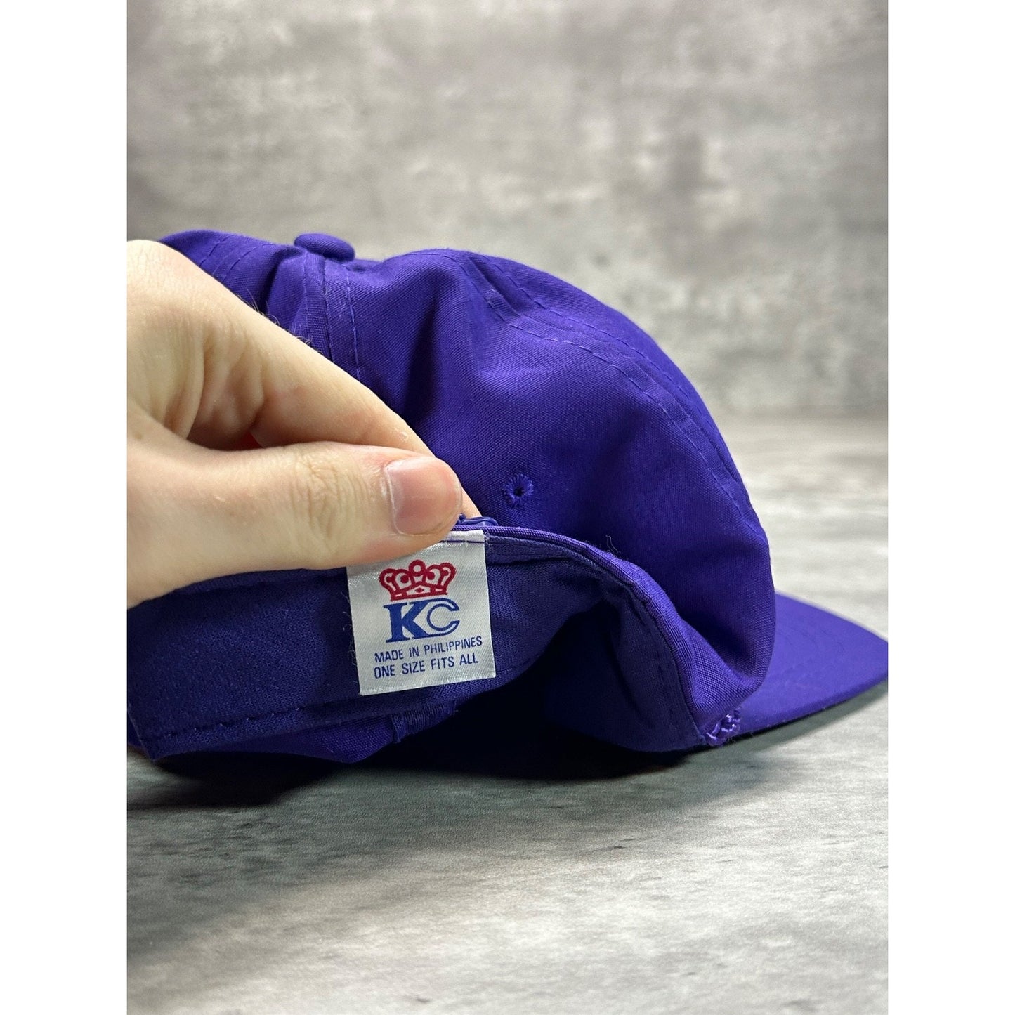 Vintage 90s Panama City Beach Graphic Spellout Strapback Hat OSFA