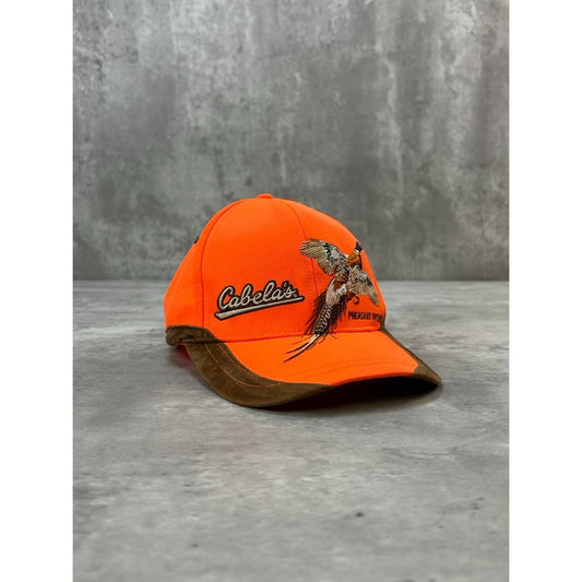 Vintage 2004 Cabelas Pheasant Opener Embroidered Hunting Strapback Hat OSFA