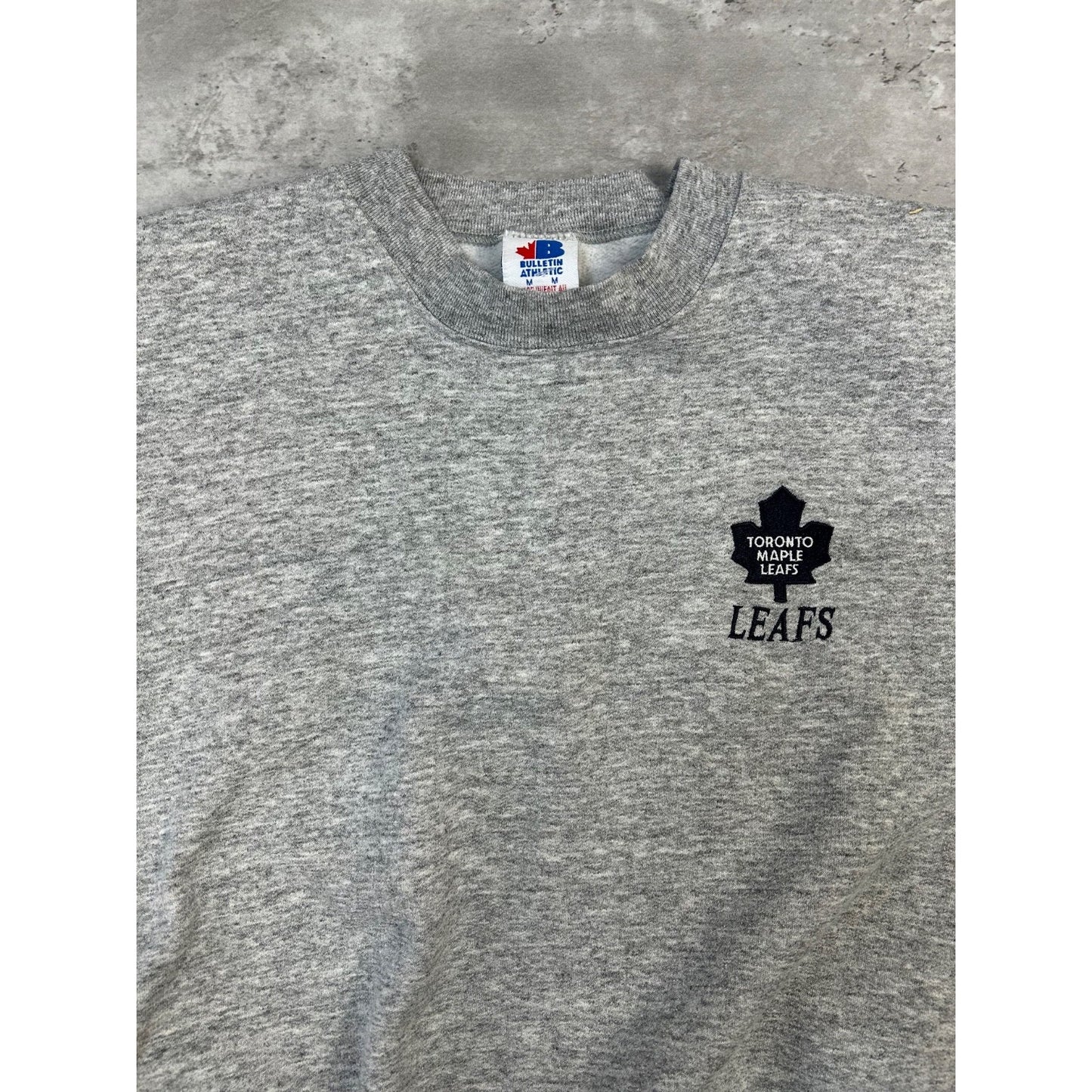 Vintage 90s Toronto Maple Leafs NHL Embroidered Logo Hockey Sweatshirt Medium