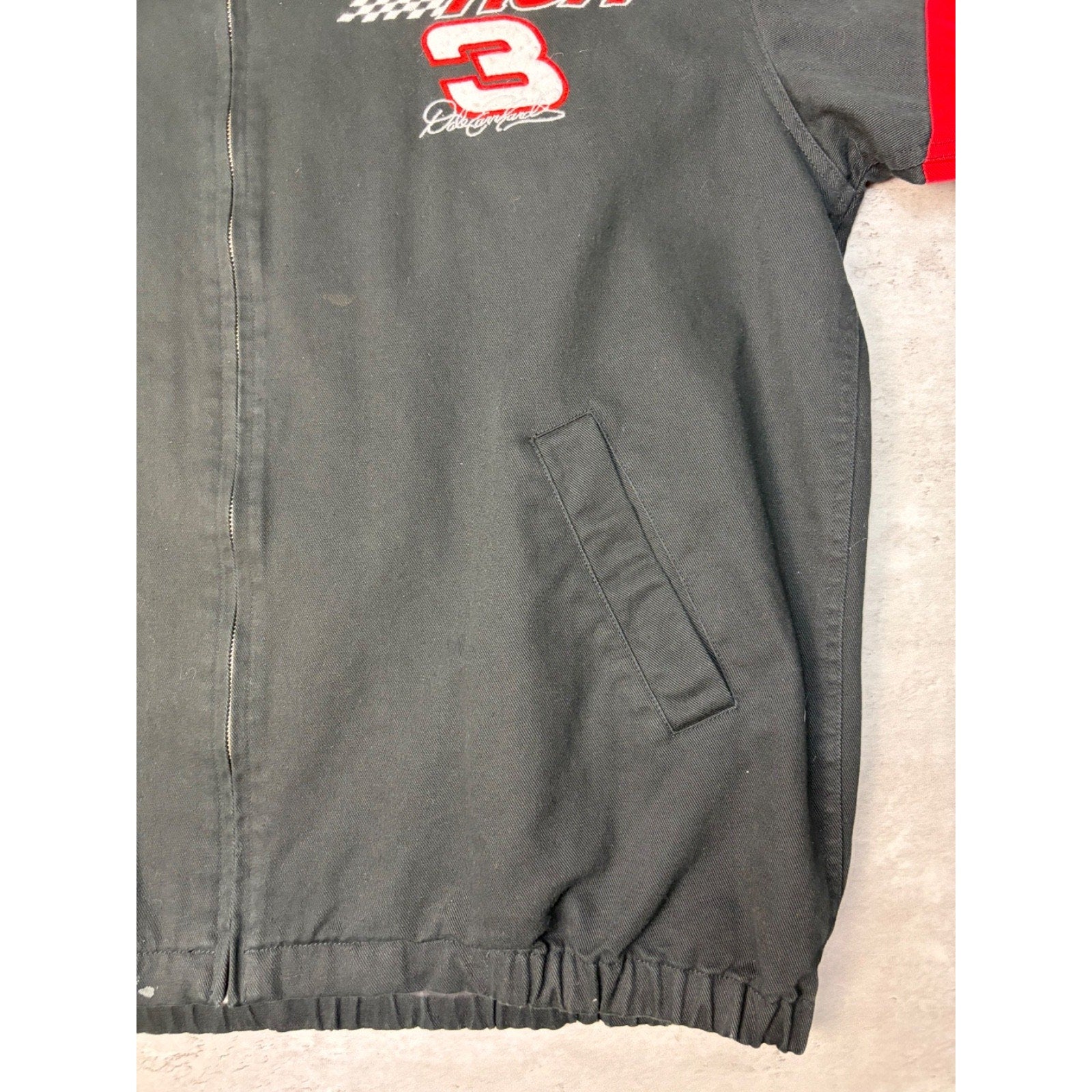 Dale Earnhardt #3 Goodwrench Lightweight Full Zip Nascar Racing Jacket Size XL