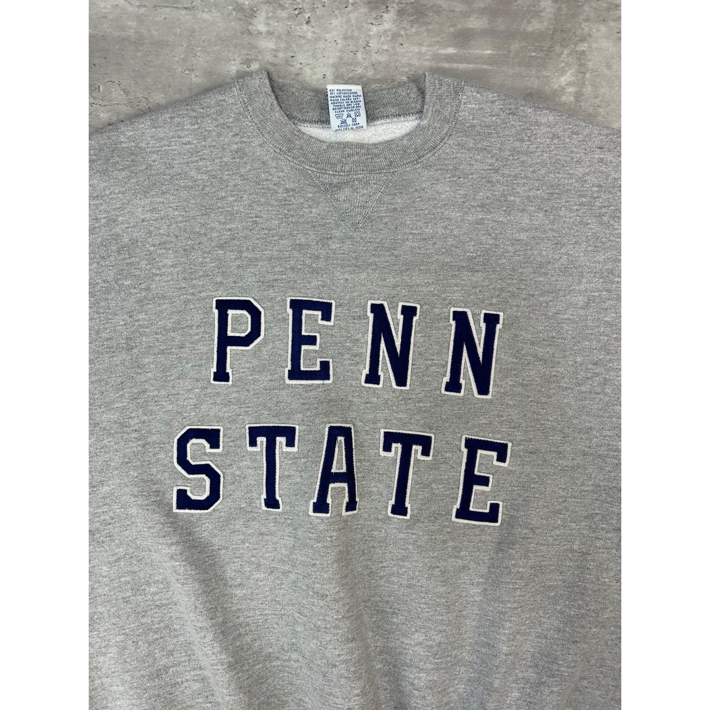 Vintage 90s Penn State Nittany Lions NCAA Embroidered Spellout Sweatshirt Large