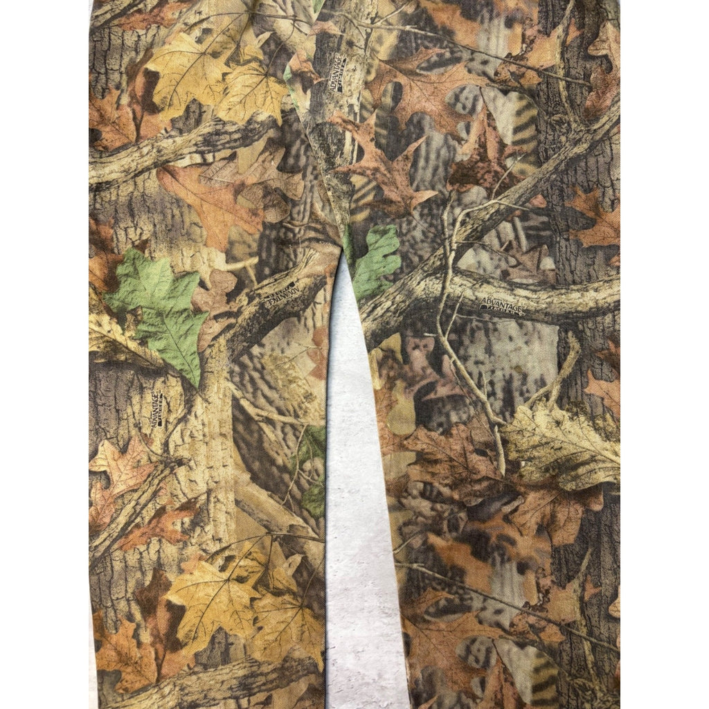Vintage Wrangler Rugged Wear Advantage Timber Camo Denim Hunting Pants Size 39