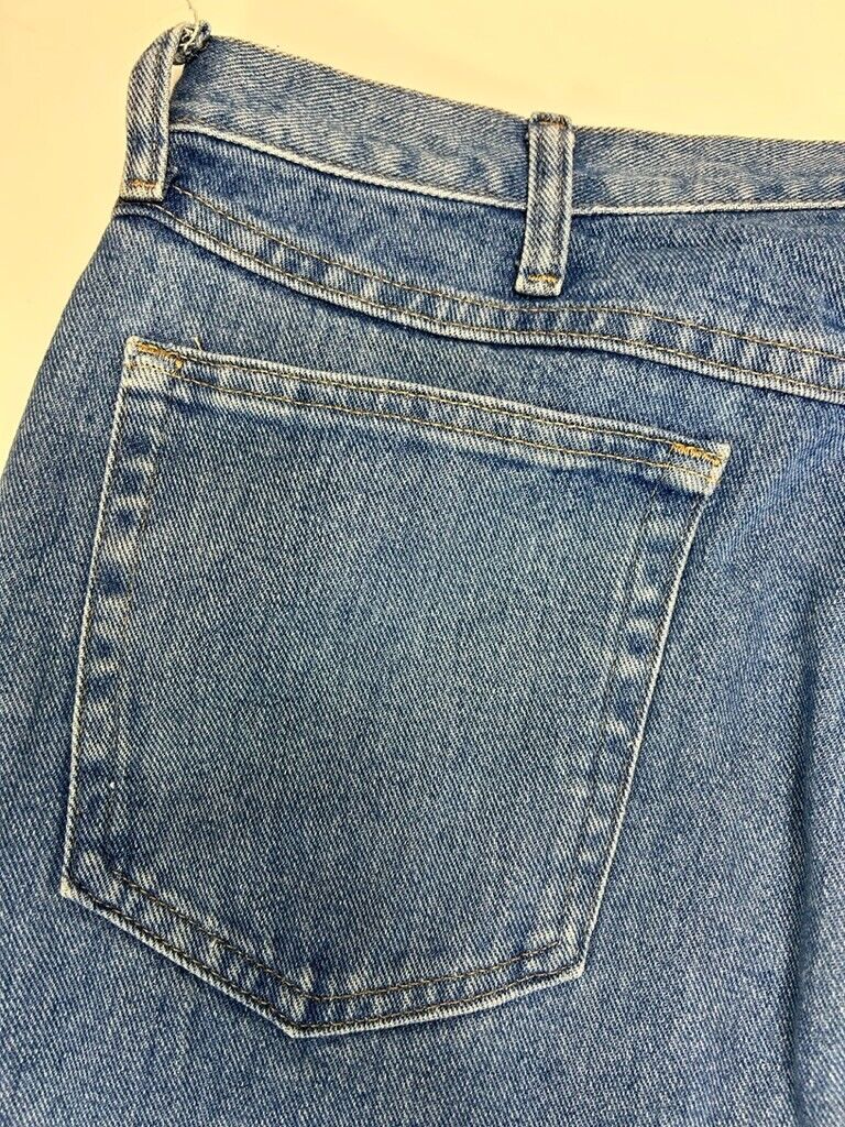 Vintage Wrangler Authentic Jeans Medium Wash Denim Pants Size 36W Blue