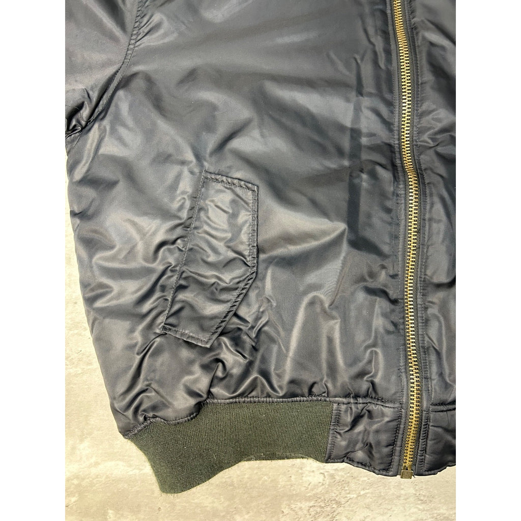 Vintage Y2K South Pole Insulated Full Zip Bomber Jacket Size XL