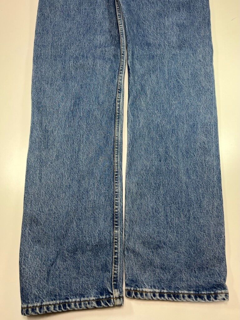 Vintage 90s Levi's 501 XX Button Fly Dark Wash Denim Pants Size 34