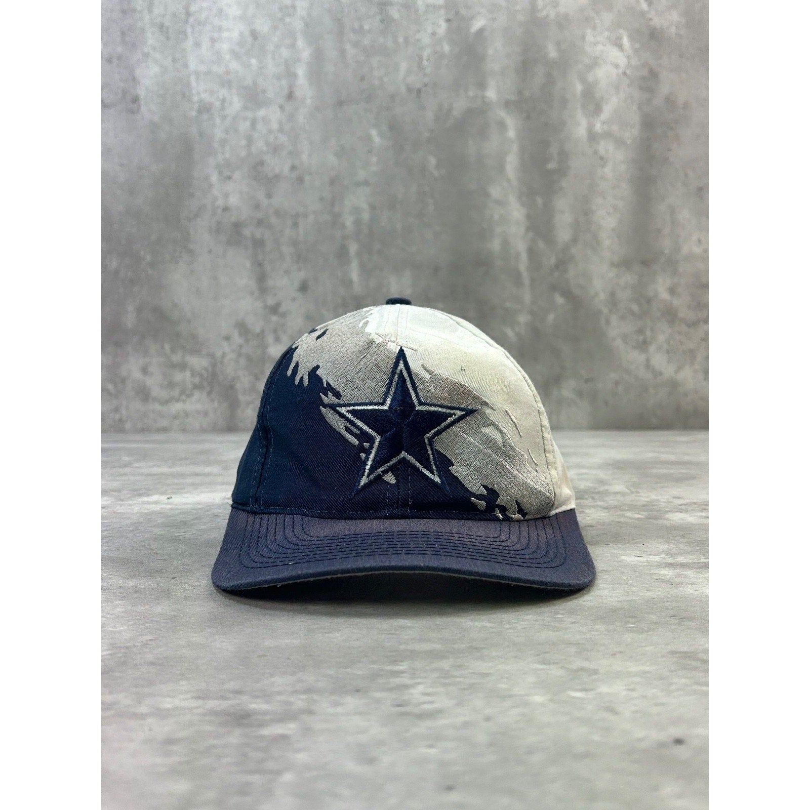 Vintage Dallas Cowboys NFL Embroidered Logo 7 Splash Football Snapback Hat OSFA