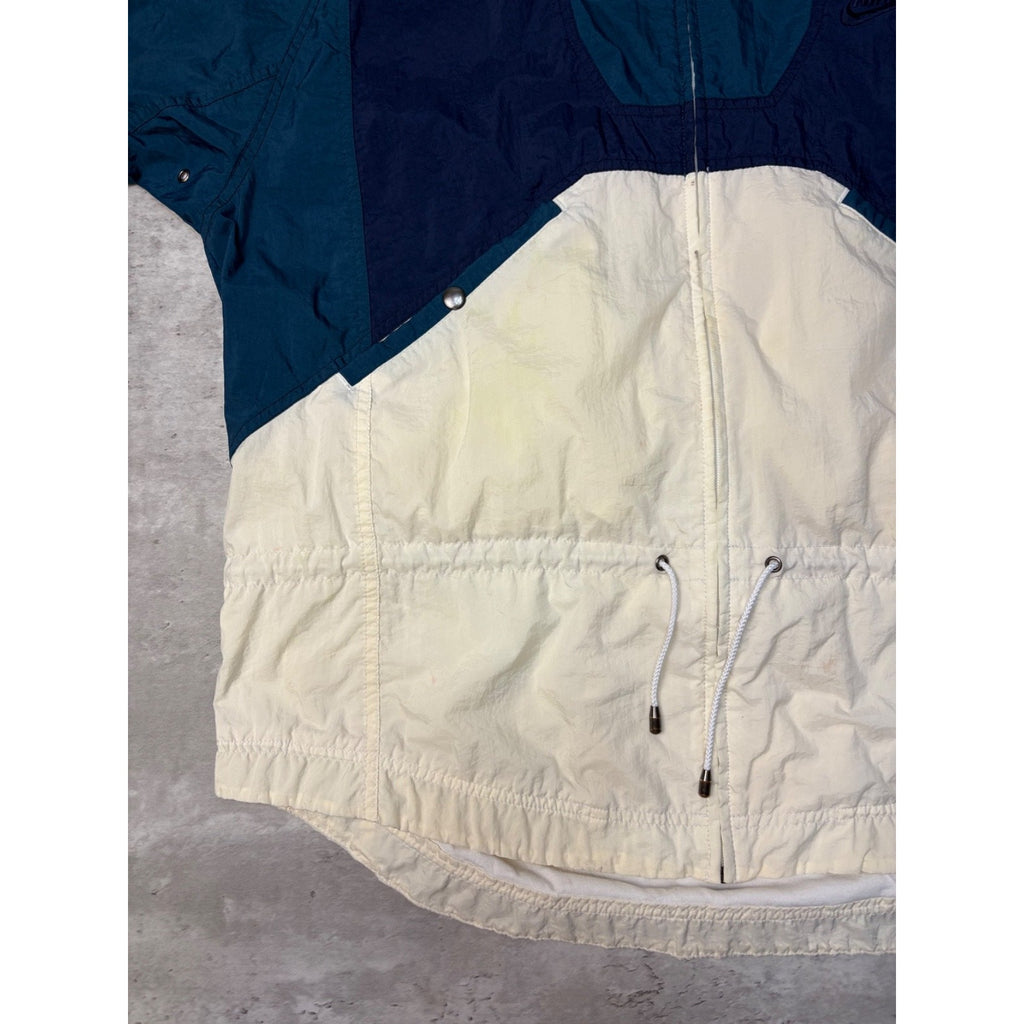 Vintage Nike Nylon Full Zip Windbreaker Jacket Size Medium
