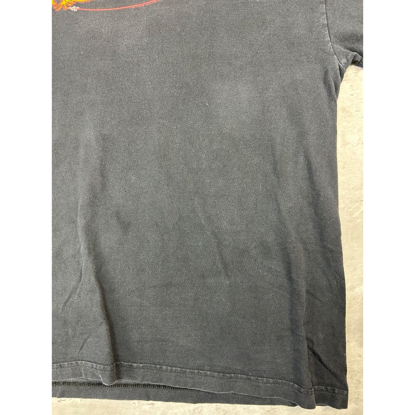 Vintage 90s Metallica Flame Graphic Long Sleeve Rock Music Band T-Shirt Size XL