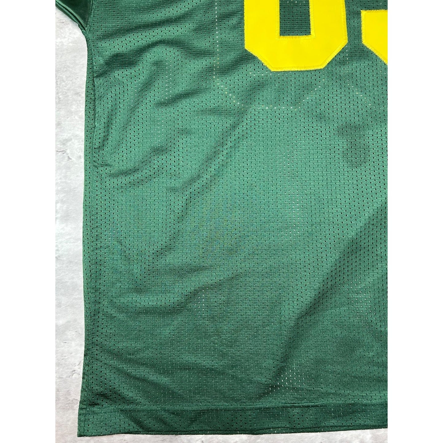 Vintage Y2K Fubu #05 Stitched Football Jersey Size XL Green/Yellow