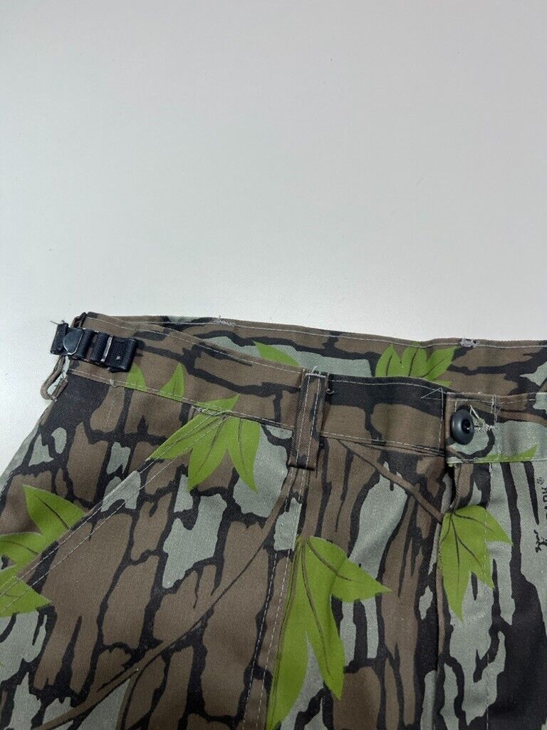 Vintage 90s Tree Bark Camo Hunting Style Cargo Pants Size Large