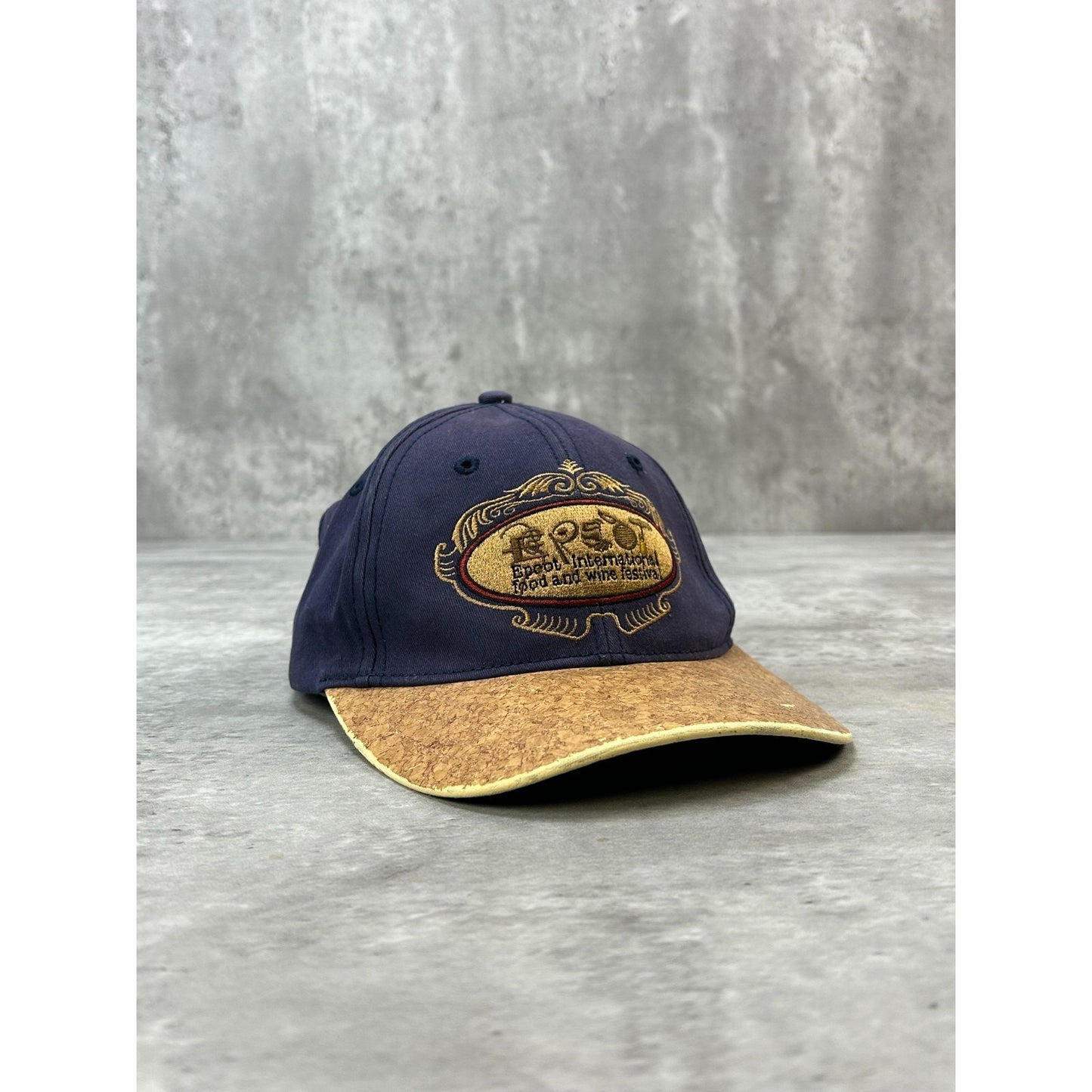 VTG 90s Epcot Food And Wine Festival Embroidered Destination Strapback Hat OSFA