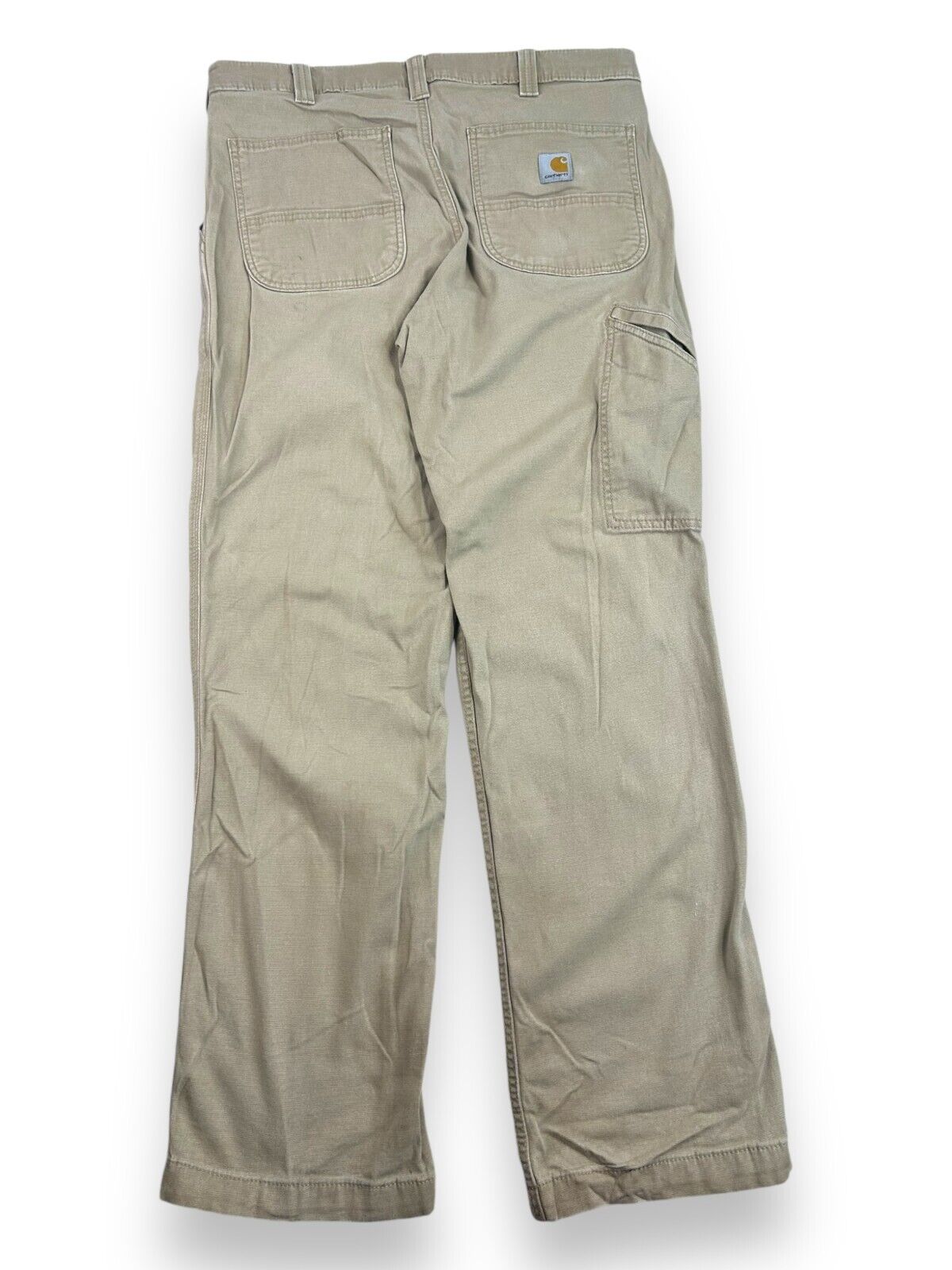 Carhartt Relaxed Fit Canvas Workwear Five Pocket Pants Size 34 Beige