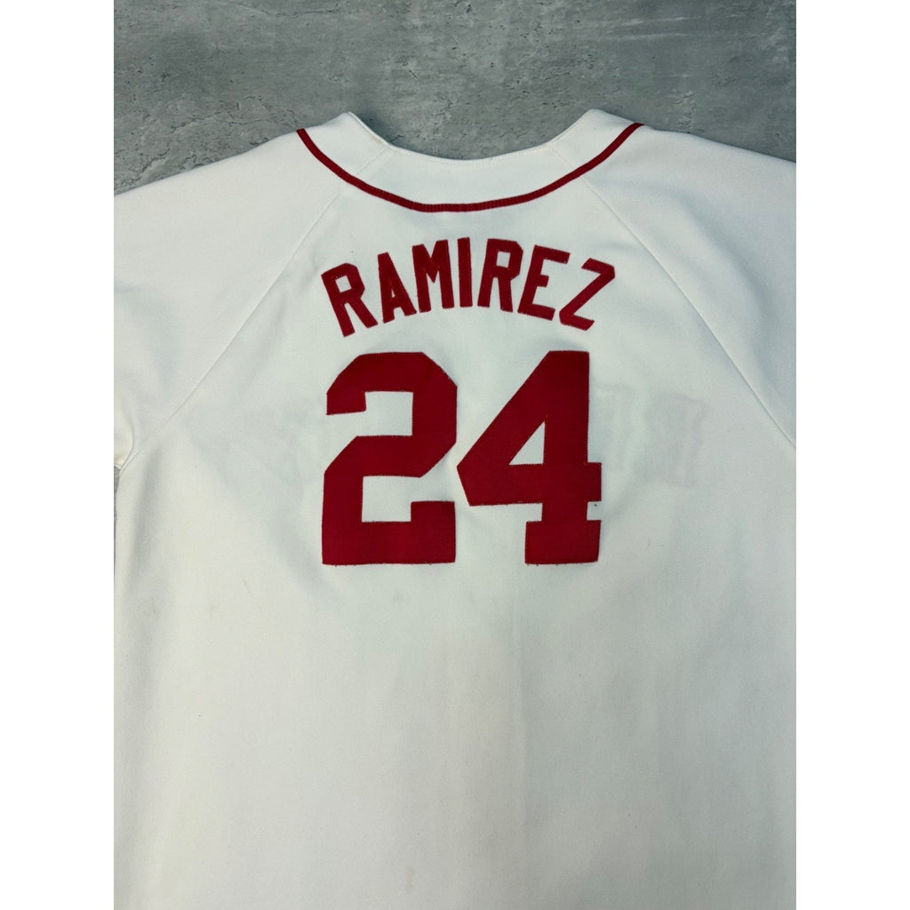 Vintage Manny Ramirez #24 Boston Red Sox MLB Stitched Baseball Jersey Sz Medium