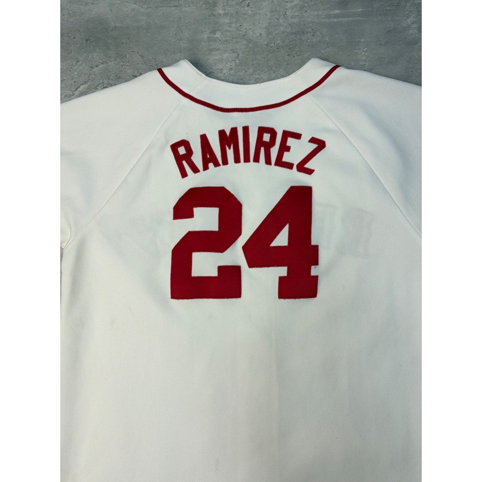 Vintage Manny Ramirez #24 Boston Red Sox MLB Stitched Baseball Jersey Sz Medium