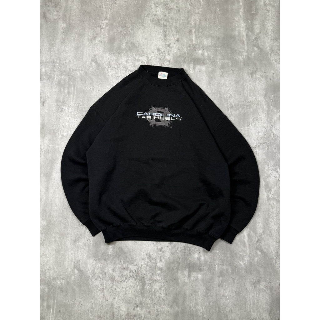 Vintage 90s Carolina Tarheels NCAA Embroidered Logo Sweatshirt Size XL