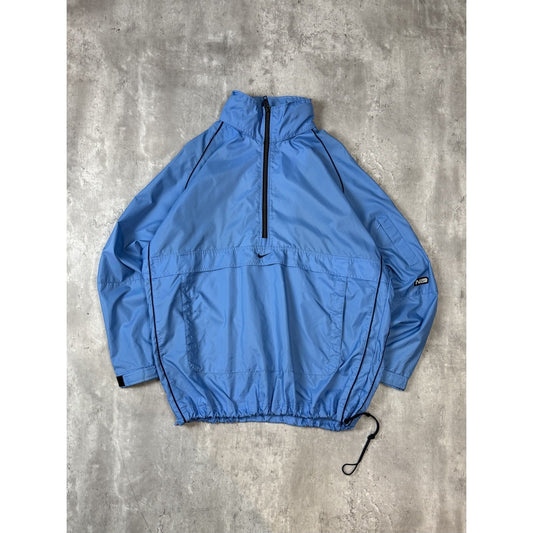 Vintage 2000s Nike Embroidered Swoosh 1/2 Zip Windbreaker Jacket Size Medium