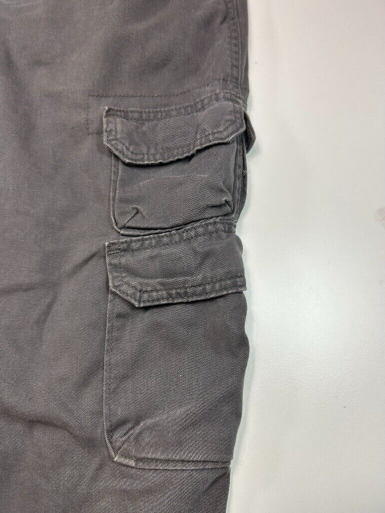 Wrangler Authentics Workwear Multi-Pocket Cargo Pants Size 36 Gray