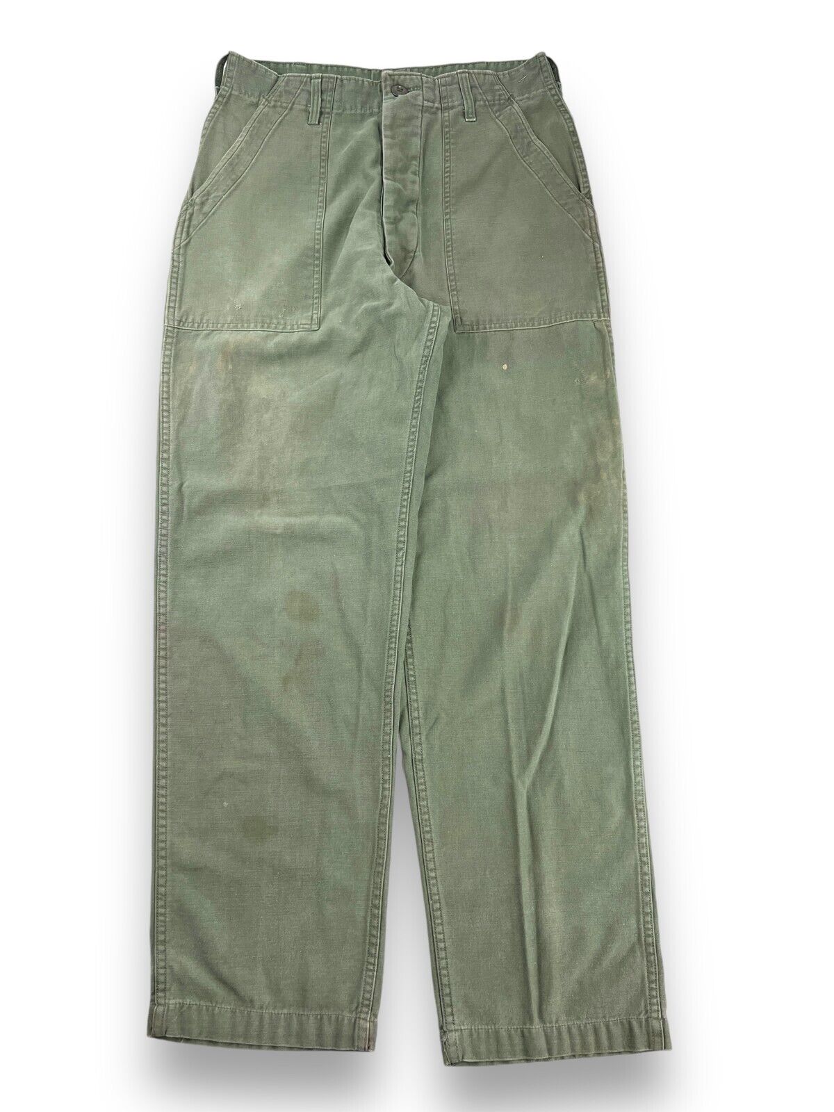 Vintage 80s US Military OG-107 Field Pants Size 31 Green