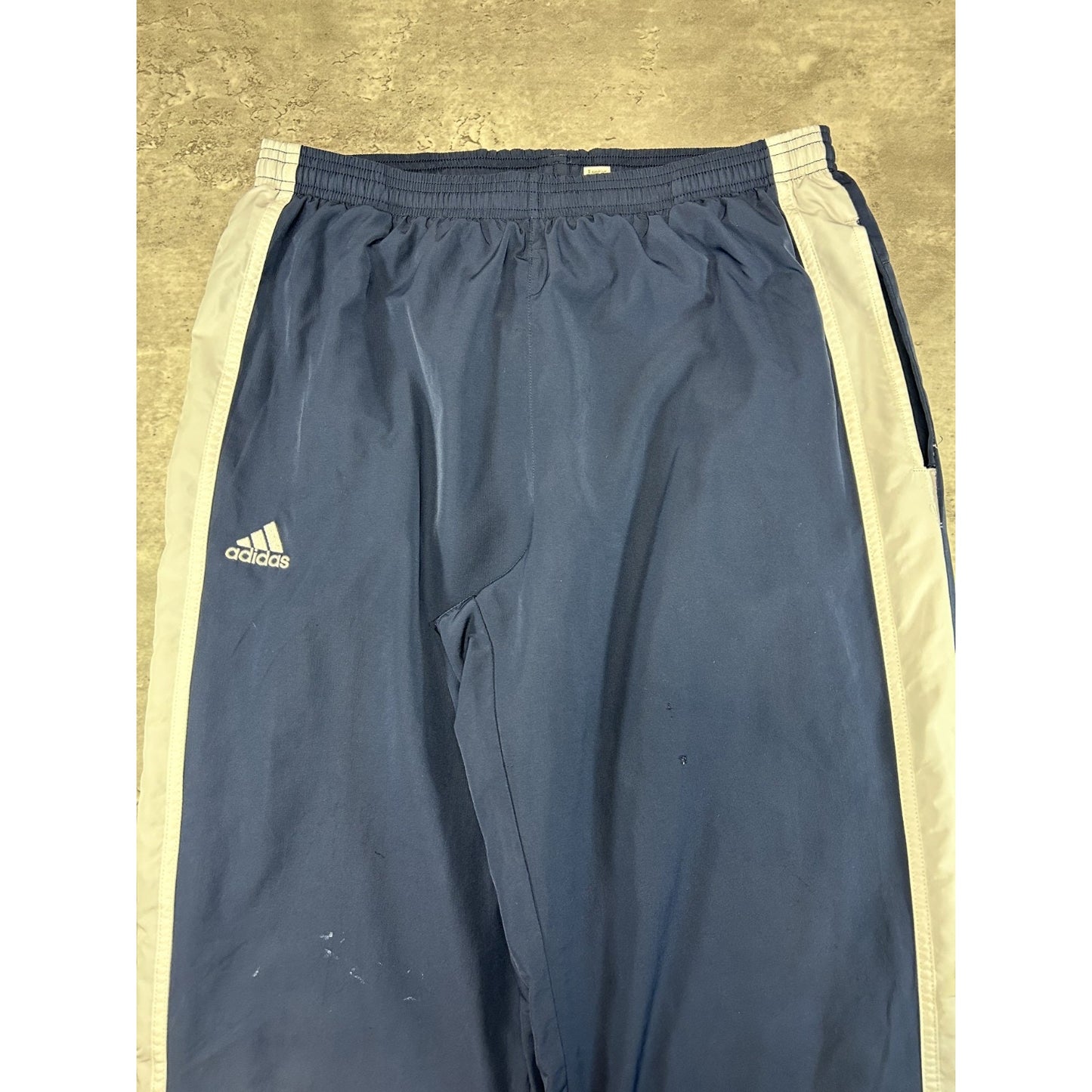 Adidas Embroidered Logo Nylon Track Pants Size Medium