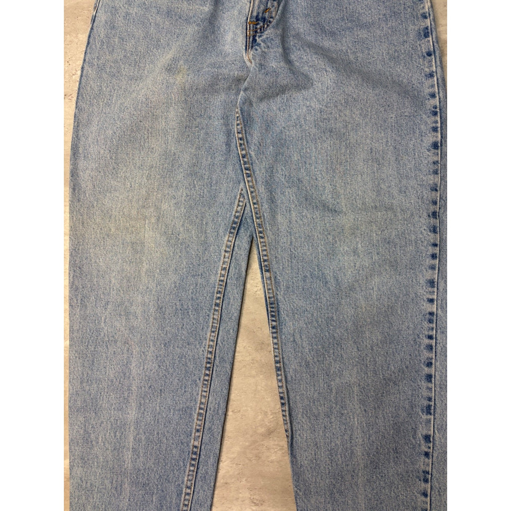 VTG 90s Levis 550 Red Tab Relaxed Tapered Leg Medium Wash Denim Pants Size 34