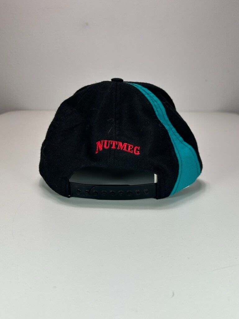 Vintage 90s Vancouver Grizzlies NBA Embroidered Logo Nutmeg Snapback Hat OSFA