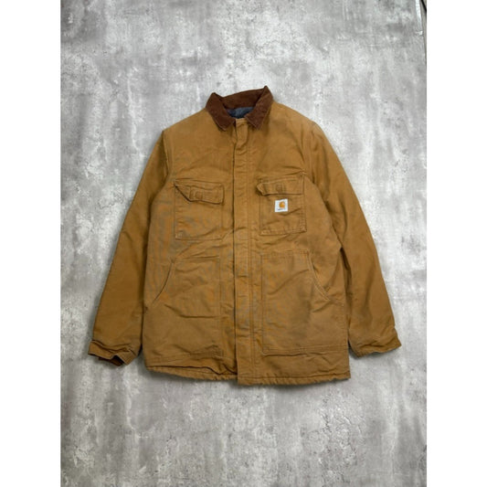 Vintage 90s Carhartt Blanket Lined Canvas Workwear Arctic Jacket Size XL
