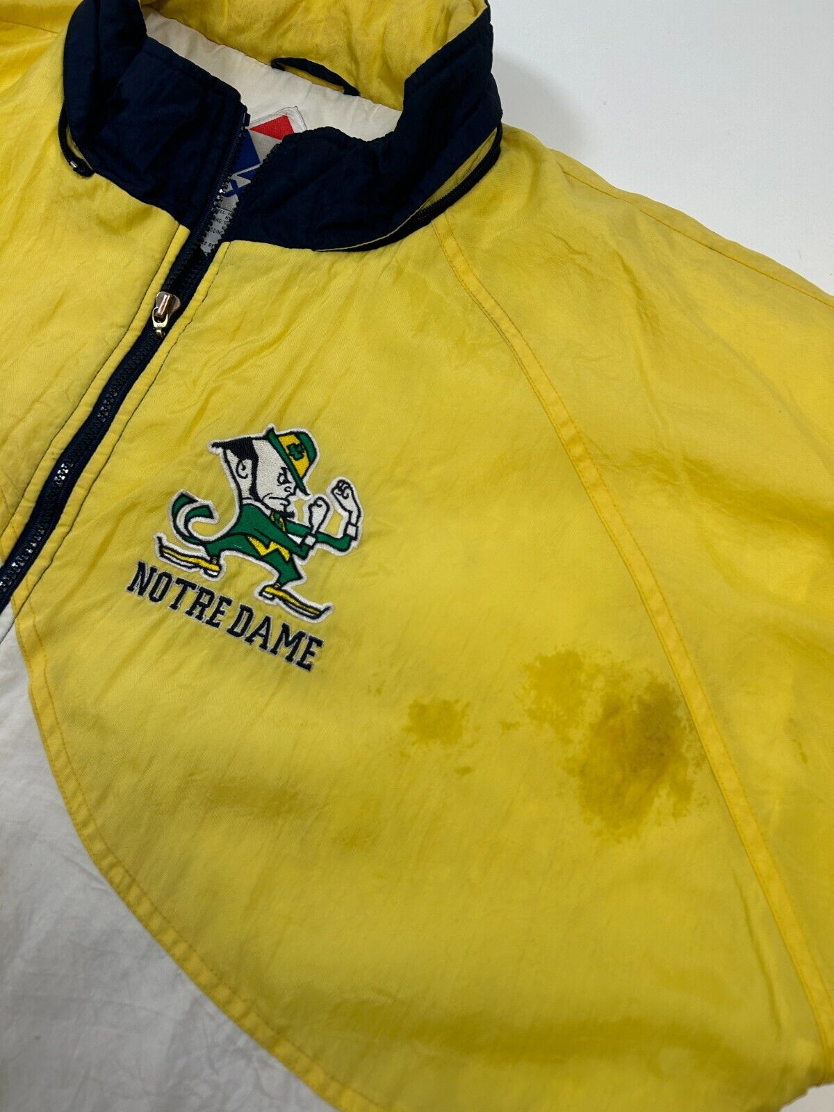 Vintage 90s Notre Dame Fighting Irish Apex One Insulated Jacket Size XL
