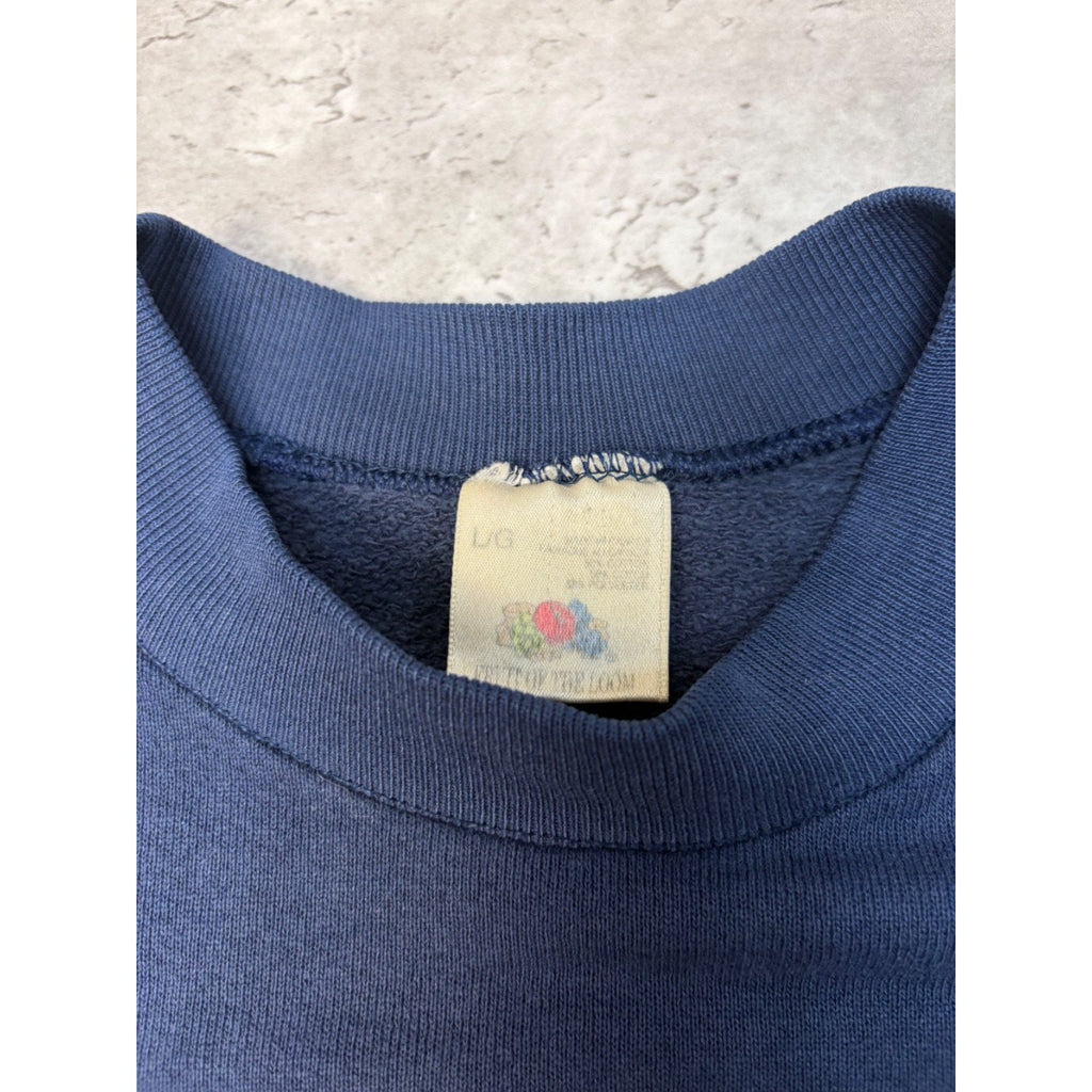 Vintage University Of Guelph Collegiate Plaid Spellout Sweatshirt Size Large