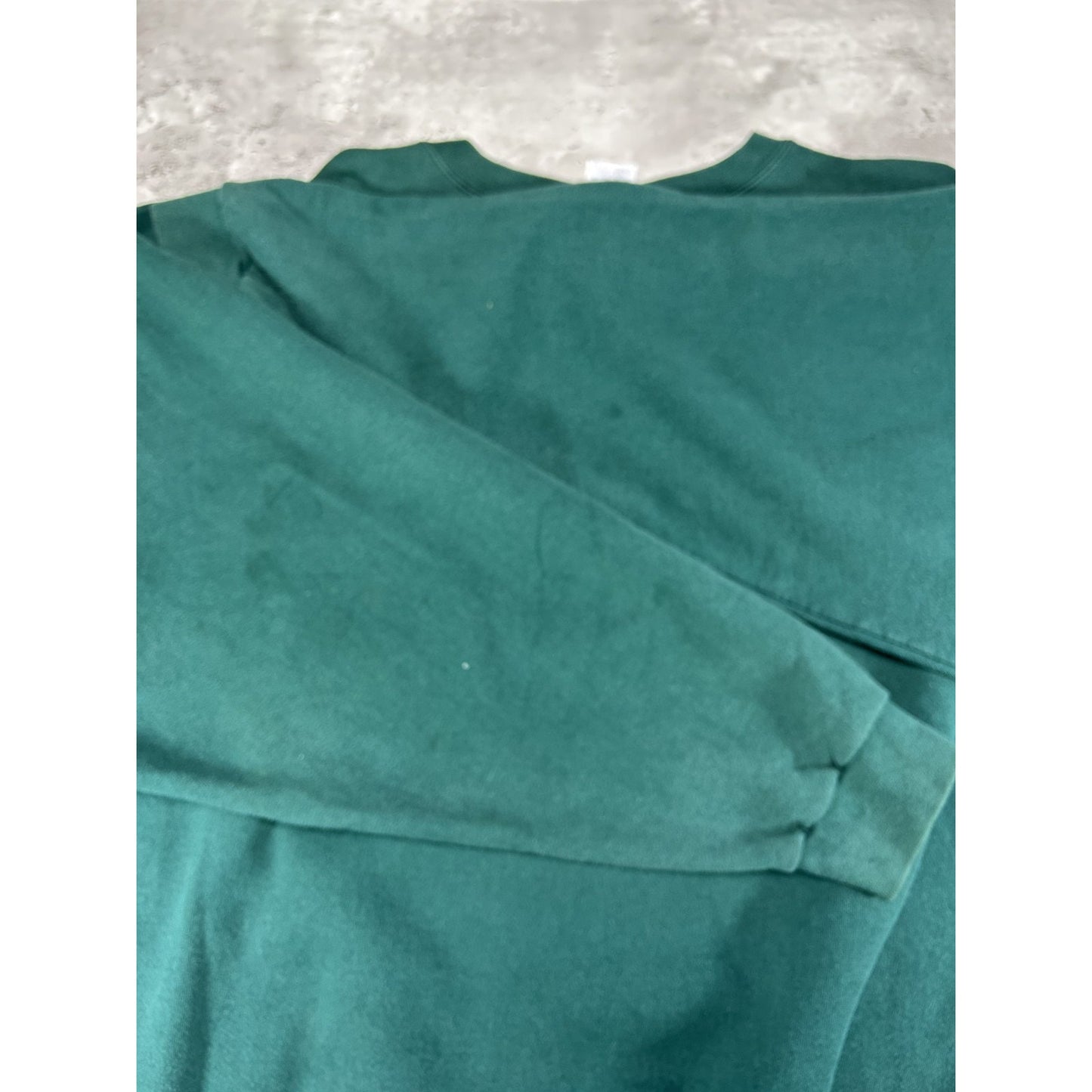 Vintage 90s Nike Big Graphic Swoosh Pullover Crewneck Sweatshirt Size XXL Green
