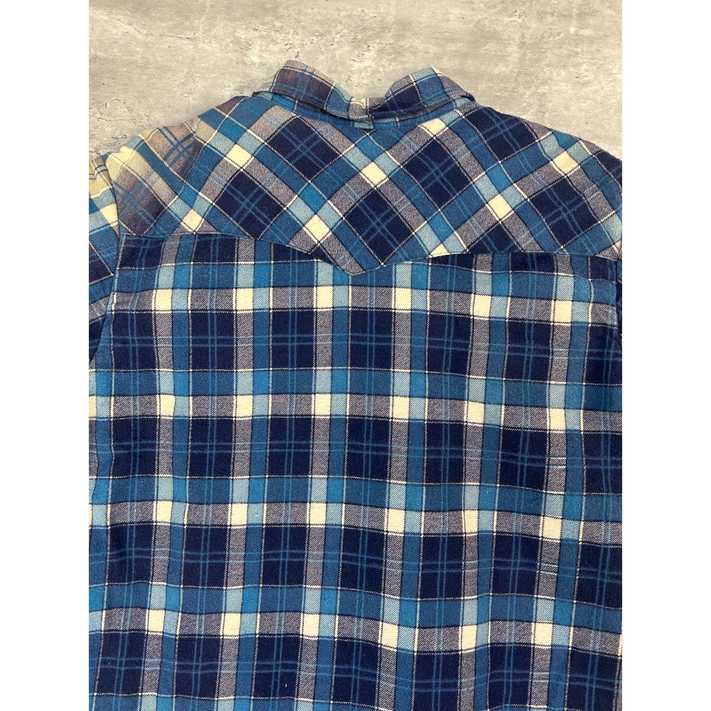 Vintage 90s Quilted Lined Plaid Double Pocket Jacket Size Large