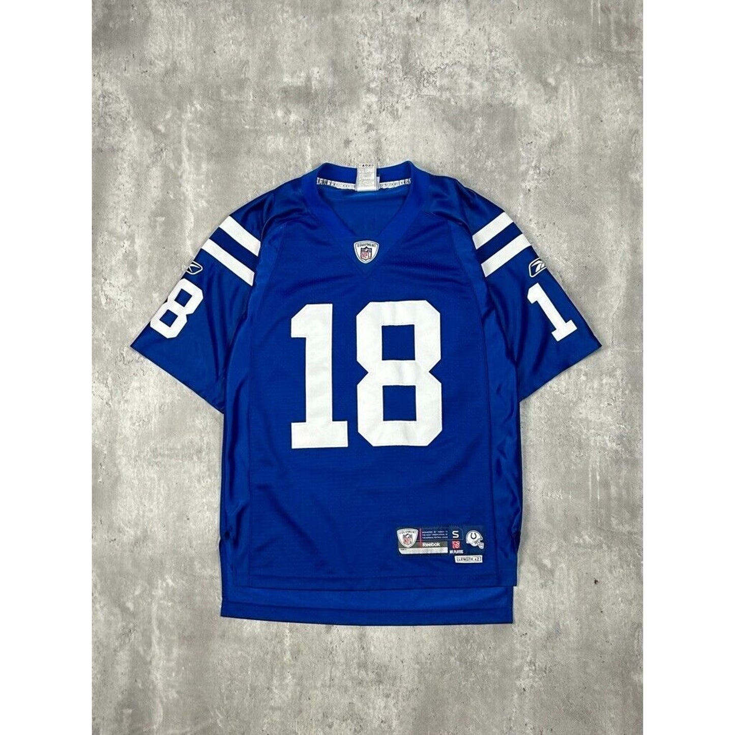 Peyton Manning #18 Indianapolis Colts NFL Reebok Football Jersey Size Small