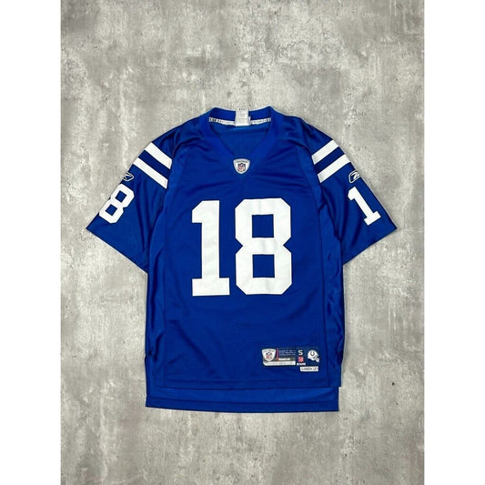 Peyton Manning #18 Indianapolis Colts NFL Reebok Football Jersey Size Small