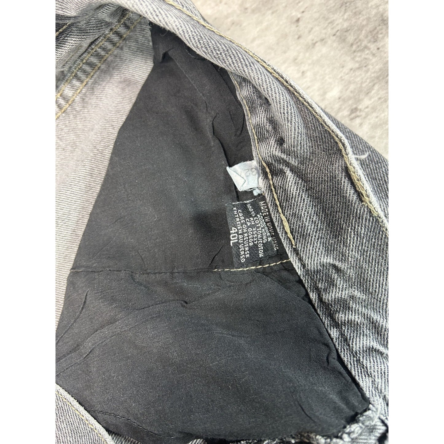 Vintage Marithe Francois Girbaud MF+G Baggy Fit Black Denim Pants Size 39