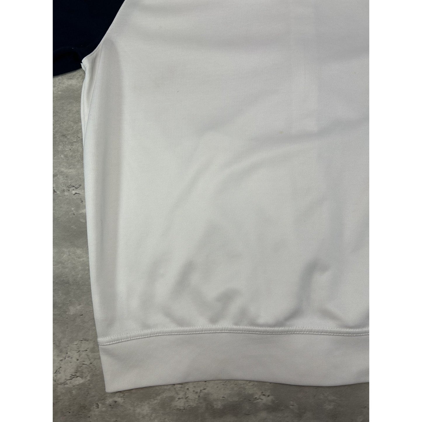 Vintage 2000s Nike Embroidered Logo Full Zip Tack Suit Jacket Size XL White