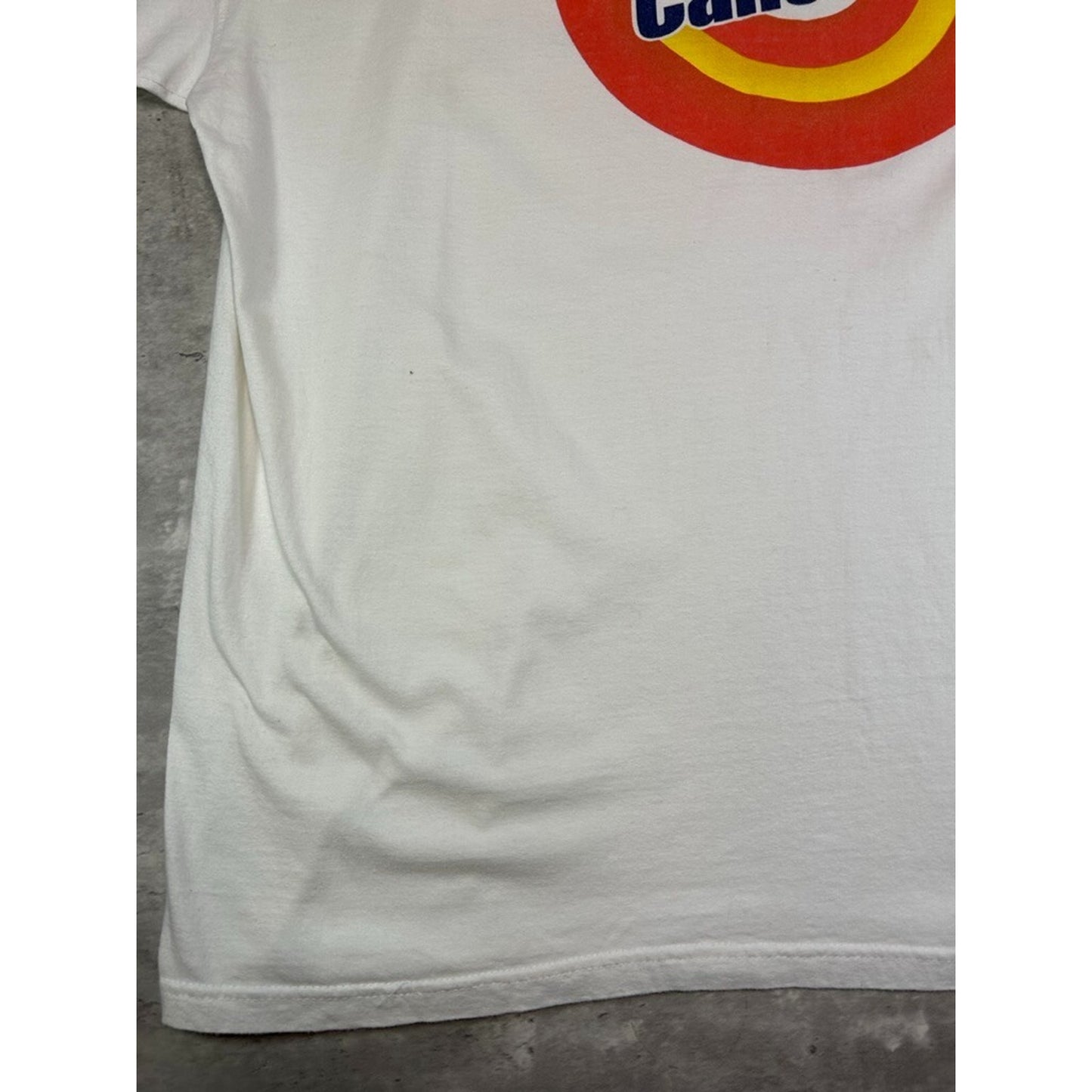 Vintage Y2K Fubu What Happens In Cancun Spellout Graphic T-Shirt Size XL