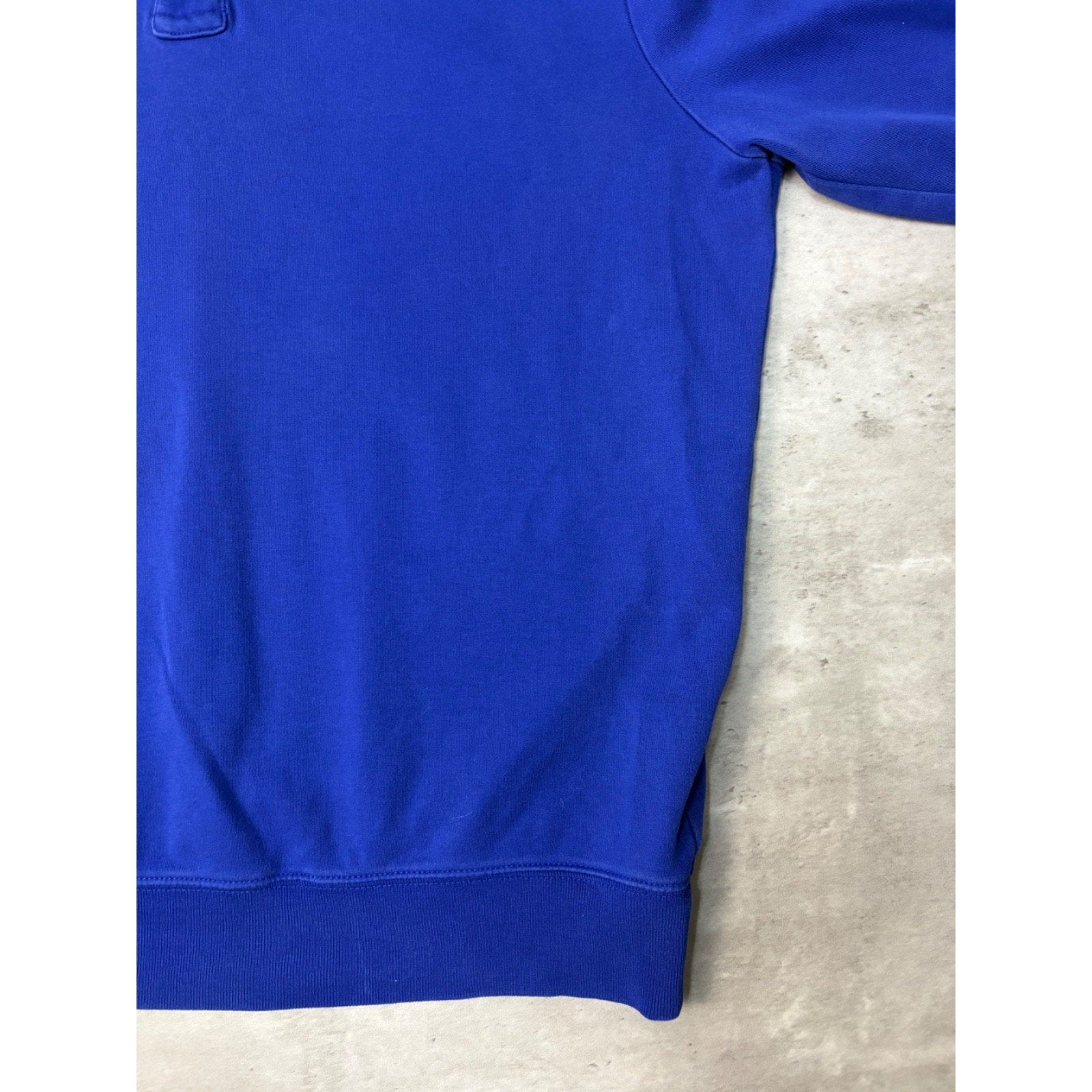 Vintage Polo Golf 1/4 Zip Pullover Collared Blue Sweatshirt Size Medium