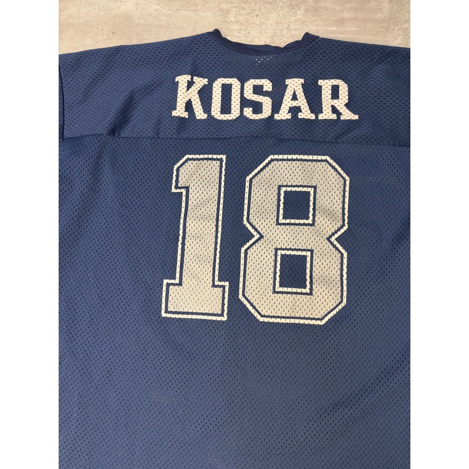Vintage 90s Bernie Kosar #18 Dallas Cowboys NFL Football Jersey Size 2XL