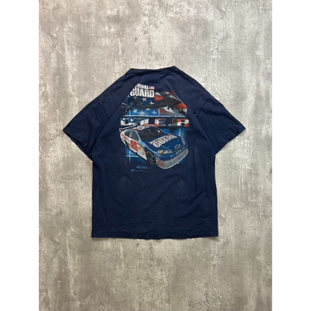 Vintage Dale Earnhardt Jr #88 National Guard Racing Nascar T-Shirt Size Large