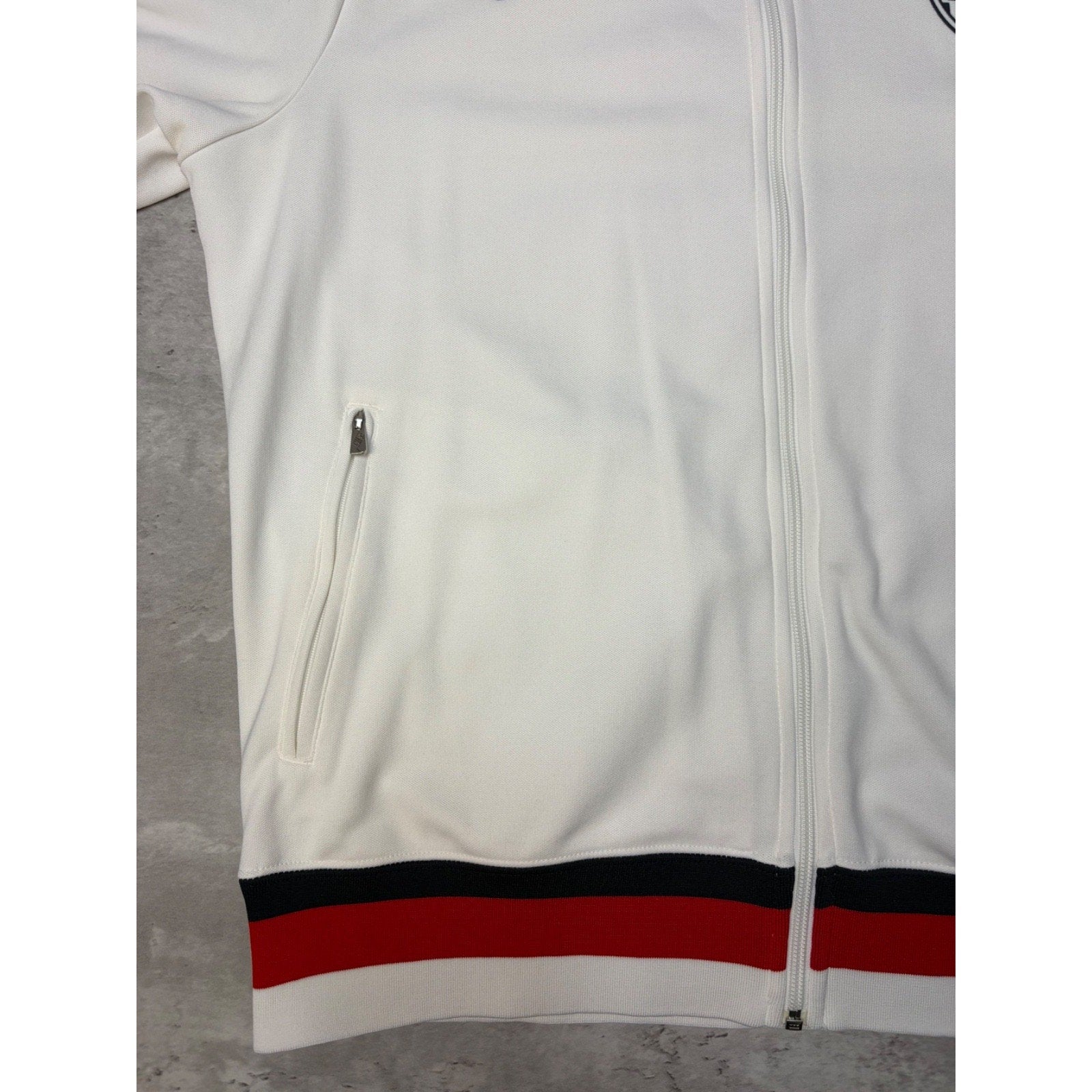 Nike Team USA Olympics Soccer White Full Zip Track Jacket Size XL