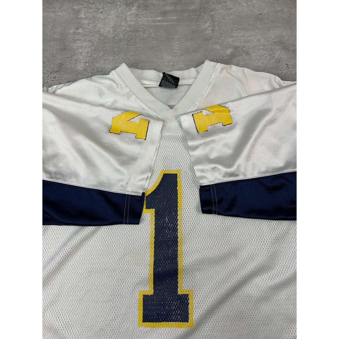 Vintage Michigan Wolverines #1 NCAA Starter Football Jersey Size Large