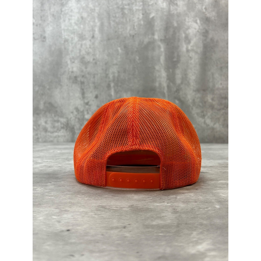 Vintage 80s Auto Masters Graphic Spellout Trucker Snapback Hat OSFA