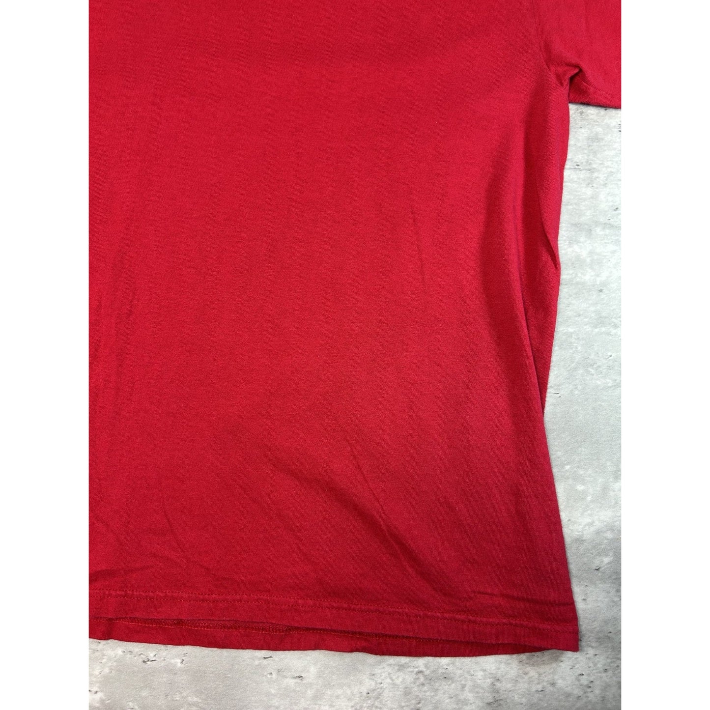 Vintage 90s Nike Classic Embroidered Swoosh T-Shirt Size XL Red