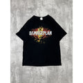Vintage 2004 Damage Plan Heavy Metal Spellout Graphic Band T-Shirt Size Large